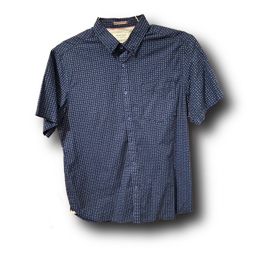 Denim and Flower Medium Slim Fit Shirt